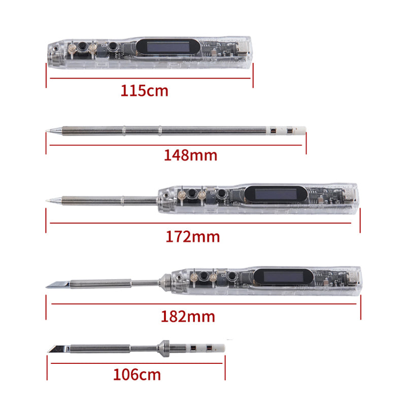 Sequre SI012 XT60 Intelligent OLED Electric Soldering Iron