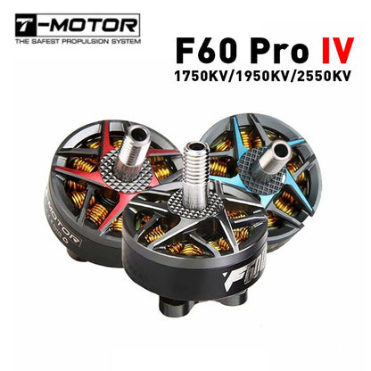 T-motor F60 Pro Iv 2207 1750kv 1950kv 2550kv 4-6s Brushless Motor