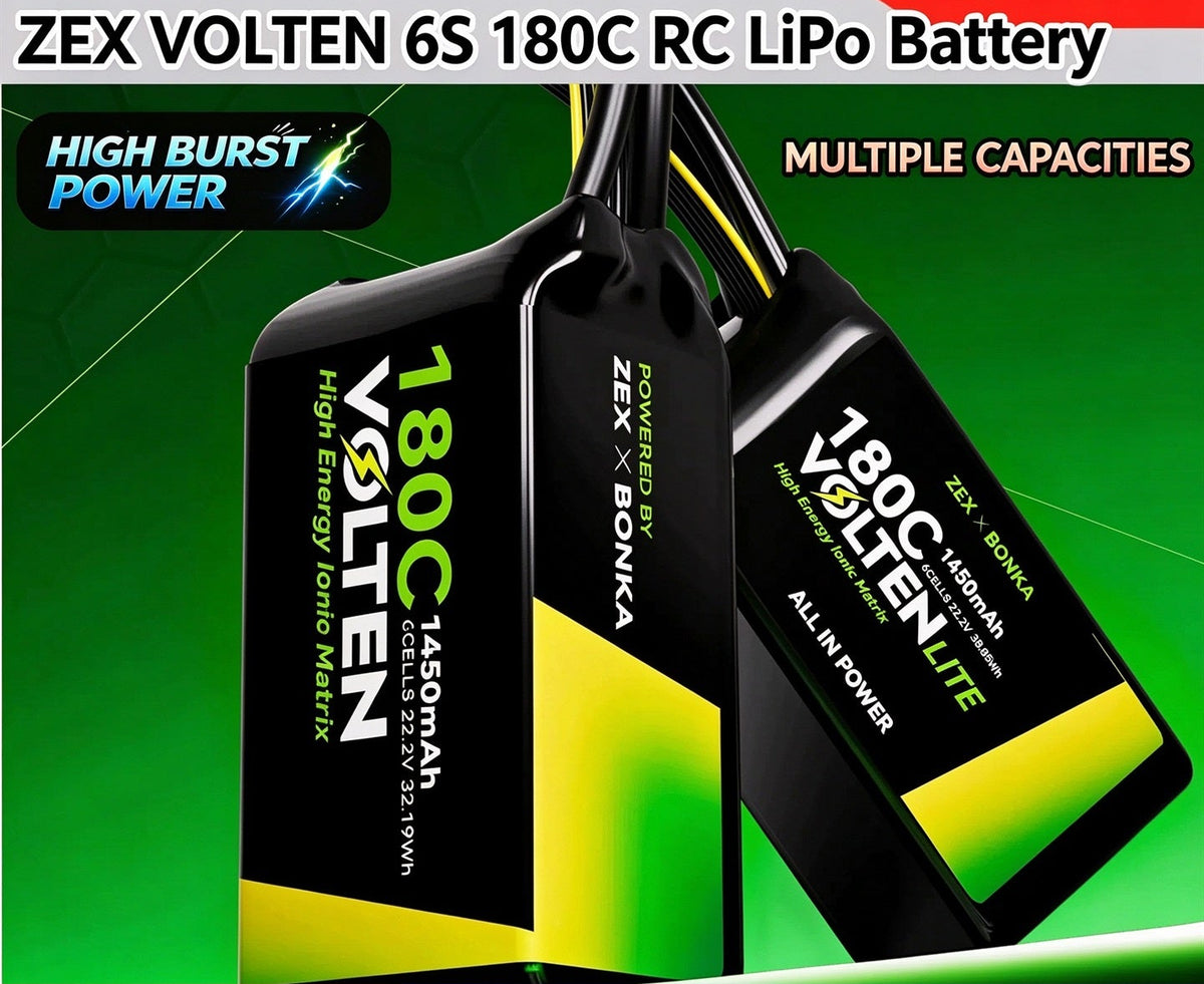 VOLTEN 180C 6S lithium battery FPV drone racing high-speed burst power multi-capacity