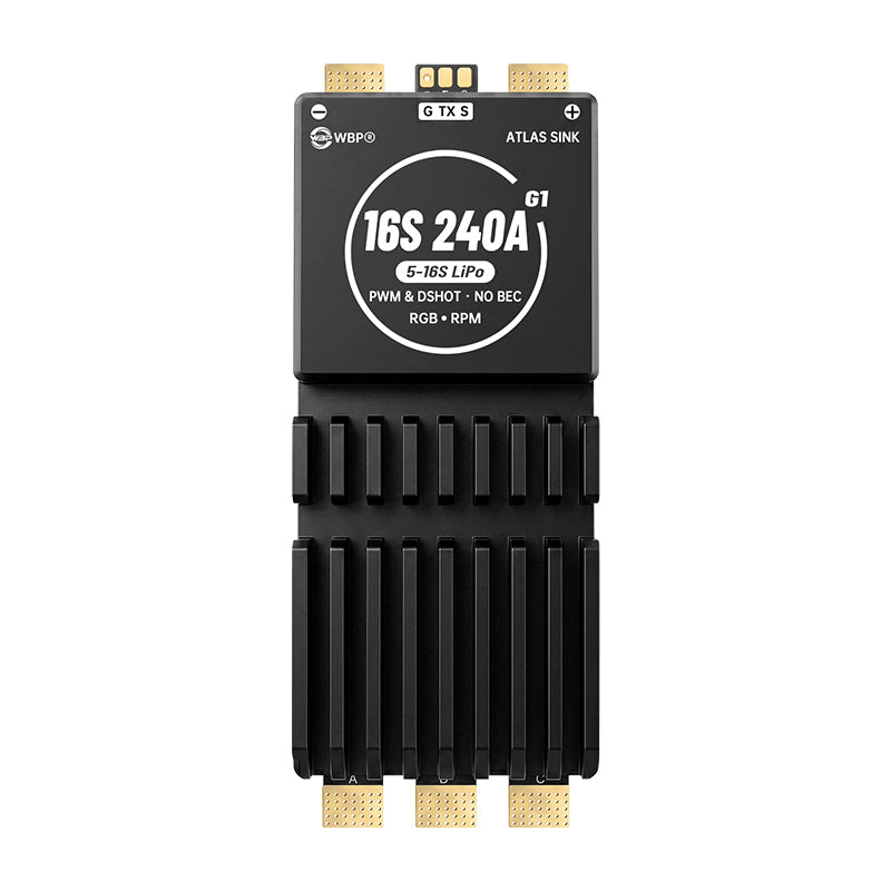 WBP Atlas Sink 16S240A G1 AM32 ESC 5-16S LiPo 240A Continuous 300A Peak