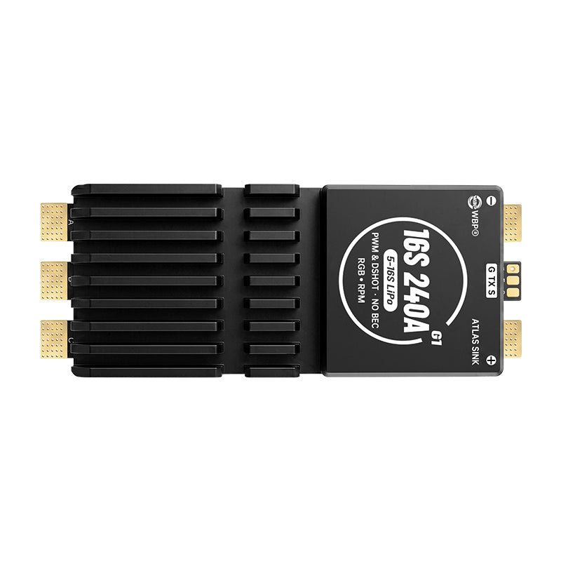 WBP Atlas Sink 16S240A G1 AM32 ESC 5-16S LiPo 240A Continuous 300A Peak
