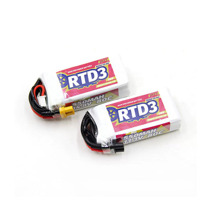 Water gun lithium battery 11.1V 7.4V high-rate 30C polymer launcher battery XT30