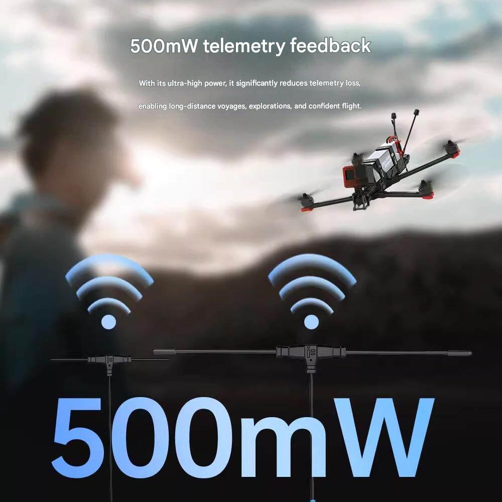 iFlight ELRS Receiver 2.4GHz/900MHz 500mW Single Antenna High Power