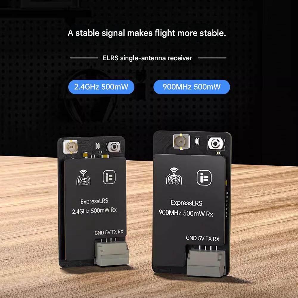 iFlight ELRS Receiver 2.4GHz/900MHz 500mW Single Antenna High Power