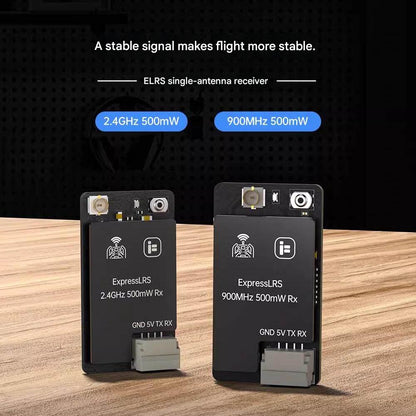 iFlight ELRS Receiver 2.4GHz/900MHz 500mW Single Antenna High Power