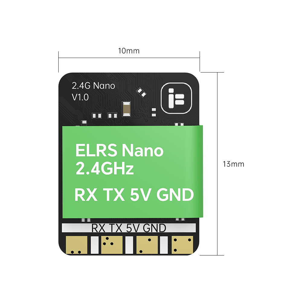 iFlight ELRS Receiver 2.4GHz/900MHz NanoFPV Mini Receiver