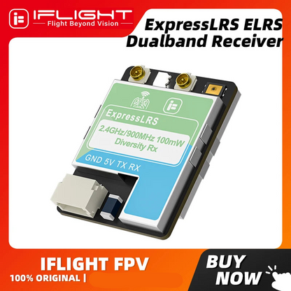 iFlight ExpressLRS ELRS Dual Band Receiver 100mW 500mW