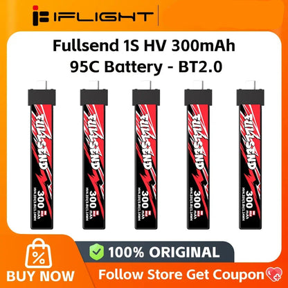 iFlight Fullsend 1S HV 300mAh 95C LiPo Battery