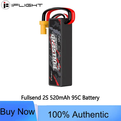 iFlight Fullsend 2S 520mAh 95C LiPo Battery