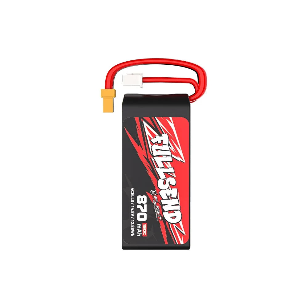 iFlight Fullsend 4S 870mAh 150C Battery with XT30U-F Connector