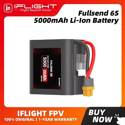 iFlight Fullsend LR 6S 5000mAh Low Multiplier Range Long Range Li-Ion Battery