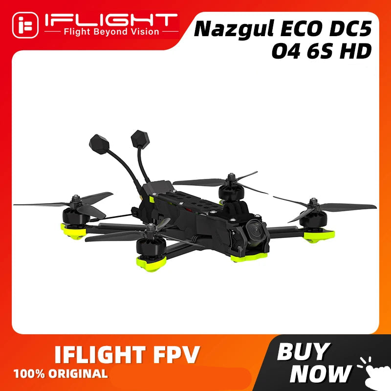 iFlight Nazgul DC5 ECO 6S O4 Pro HD Drone BNF