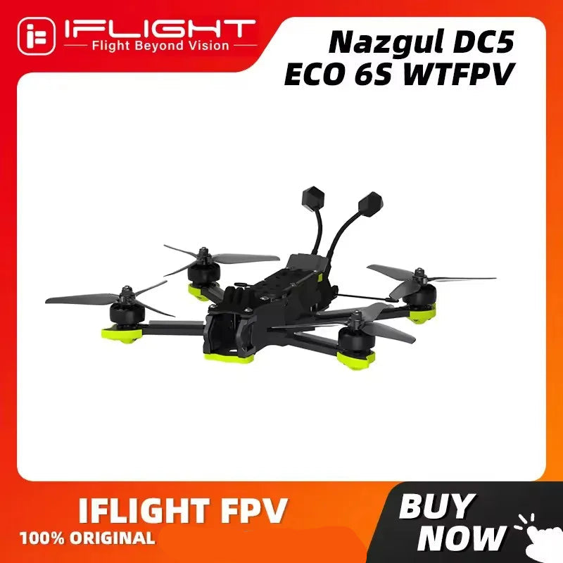 iFlight Nazgul DC5 ECO 6S WTFPV Drone BNF without VTX