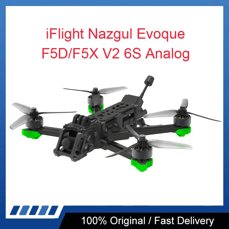 iFlight Nazgul Evoque F5 V2 Analog 6S 5inch FPV Drone BNF F5X F5D