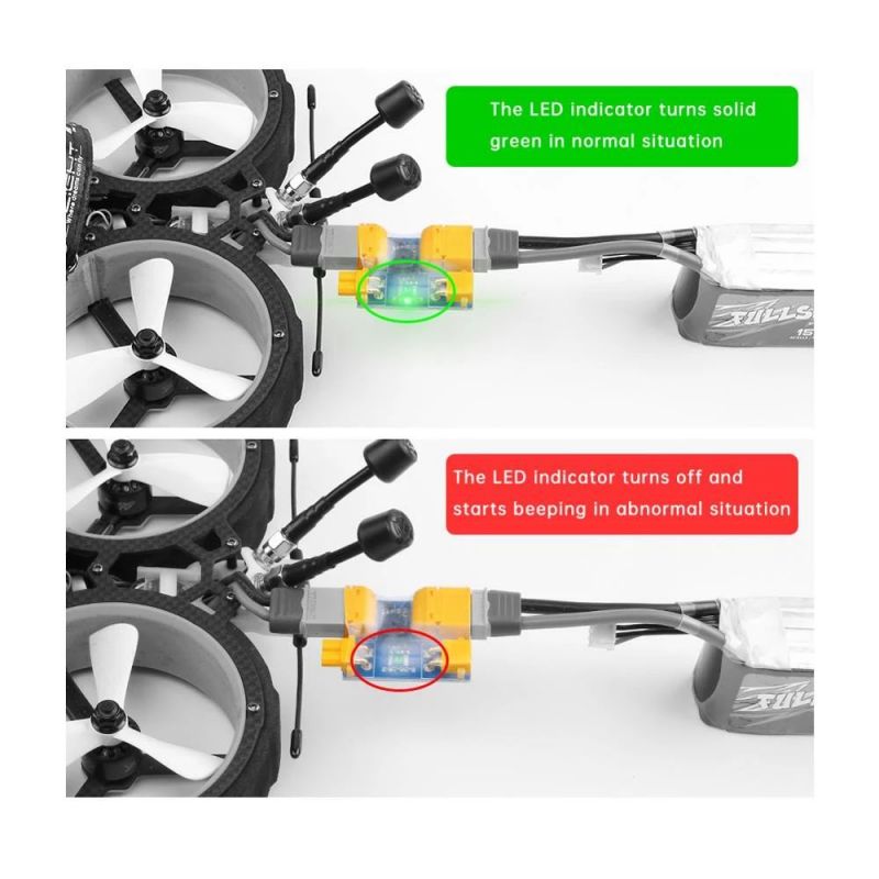 iFlight XT30 XT60 Sicherungstest Sicherheit Anti-Kurzschluss-Schutz Smart Smoke Stopper Plug 