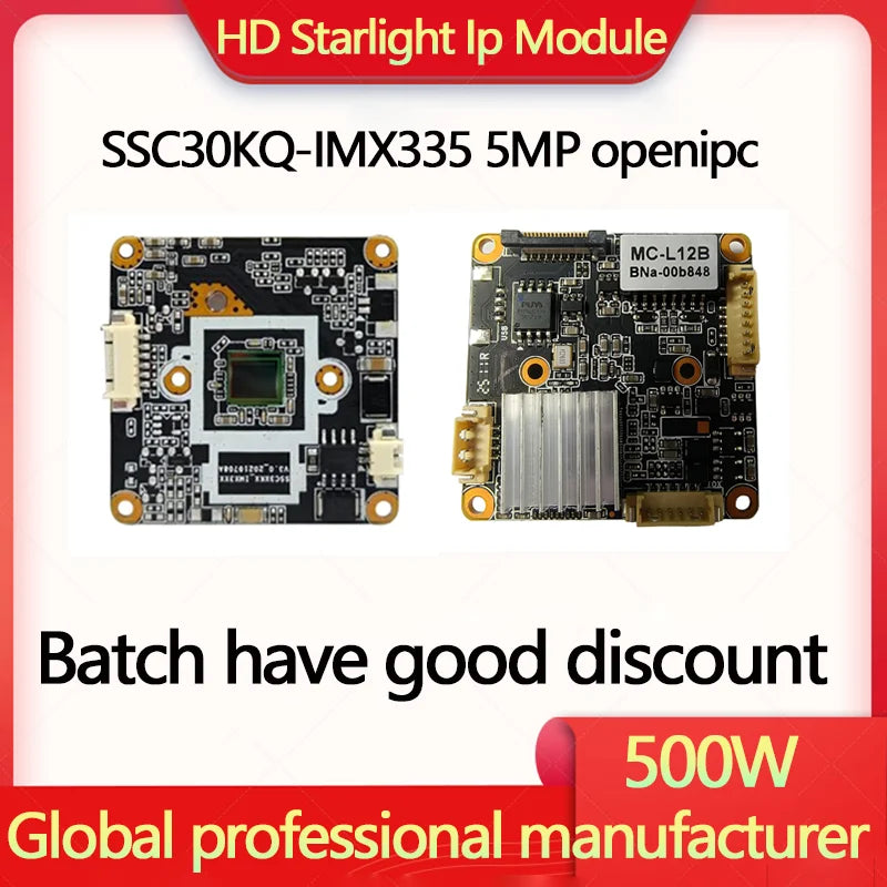 ssc30kq imx335 5mp RTSP RTMP openipc Ip Camera module Son Board 30Fps Videolink
